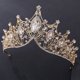 thumbnail image 4 of Qarigey Tocado de cristal hermoso tocado de novia brillante diadema de boda portátil fiesta de Halloween disfraz de Navidad Ropa, zapatos y accesorios Miscelánea Qarigey AP018602-00, 4 of 6