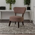 thumbnail image 4 of Round Seat Accent Chair, Brown, 4 of 9