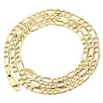 thumbnail image 3 of Genuine 14K Yellow Gold 3.80mm Solid Plain Figaro Link Chain Necklace 20 Inch, 3 of 6