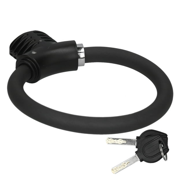 Candado de cable para bicicleta, mini candado de anillo para bicicleta, candado de anillo reflectante para bicicleta, accesorio para bicicleta, diseño fácil de usar