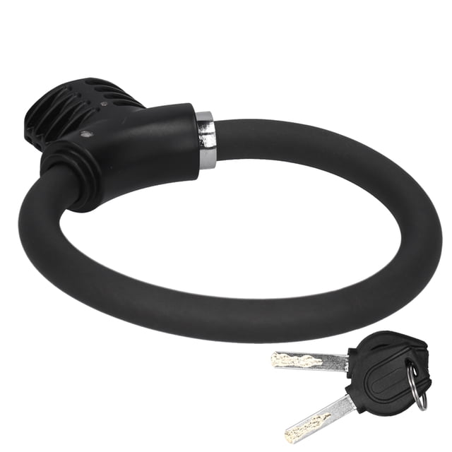 Candado de cable para bicicleta, mini candado de anillo para bicicleta, candado de anillo reflectante para bicicleta, accesorio para bicicleta, diseño fácil de usar