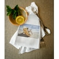 thumbnail image 2 of Santa Barbara, California, Beach Chair, Sentiment (100% Cotton Tea Towel, Decorative Hand Towel, Kitchen and Home), 2 of 3