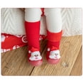 thumbnail image 2 of Fshinging Baby Toddler First Walking Sock Shoes Christmas 3D Cartoon Prewalker Prewalker Slippers Sneakers, 2 of 5