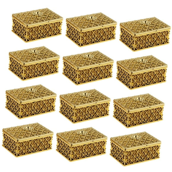 12pcs Luxury Gridding Shape Candy Wedding Party Favor