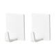 thumbnail image 2 of 2 ganchos magnéticos laterales para refrigerador, para almacenamiento, con adhesivos magnéticos, blancos, resistentes, para toallas y utensilios de cocina. Gancho magnético de plástico., 2 of 6