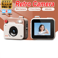 thumbnail image 2 of Cámara Digital Compacta Retro HD CCD, 1080P, 800W, con Pantalla, para Fotografía Al Aire Libre, Viajes, Vídeo, C, 2 of 5