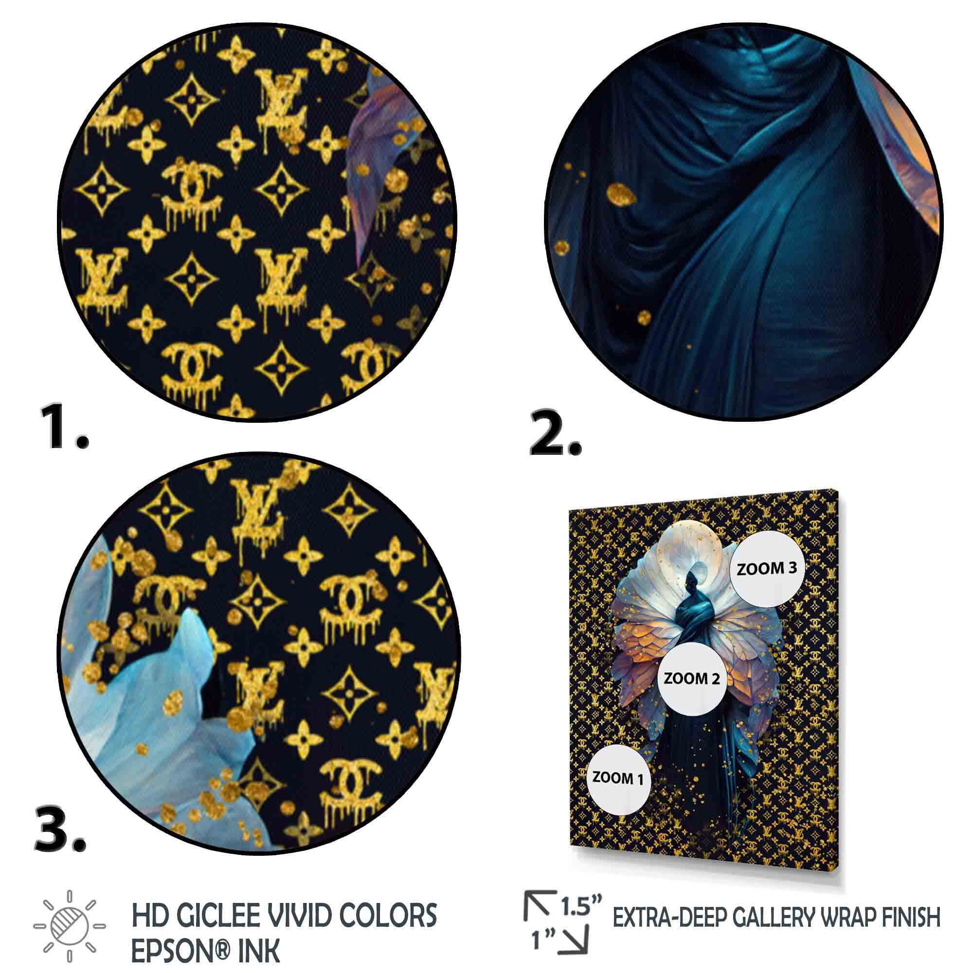 Designart Fashion Designer Dress Design I Canvas Wall Art
