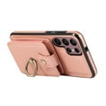 thumbnail image 4 of for Samsung Galaxy S22 Ultra Wallet Case with Card Holder, PU Leather Case with Ring Holder Kickstand, Snap Button Card Slots Case for Women Men for S22 Ultra with Crossbody Strap - Rosegold, 4 of 8