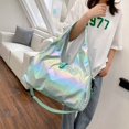 thumbnail image 5 of Nuevo bolso de tela Oxford con cremallera para mujer, 2024, de alta calidad, brillante, de gran capacidad, de almacén independiente, moderno bolso de hombro, 5 of 5
