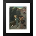 thumbnail image 2 of Jessie Willcox Smith 12x14 Black Modern Framed Museum Art Print Titled - ‘Now You Lead Me,’ He Said, Taking Her Hand, ‘And I’Ll Take Care of You’ (1919), 2 of 5