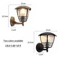 thumbnail image 3 of FSLiving AUTO Bronze Cast Aluminum Wall Light Outdoor Timer Adjustable Photocell Combo, UL Plug-in Cord Upward Dusk to Dawn Setting Exterior Wall Lantern for Porch Light Backyard Front Door, Garage, 3 of 8