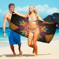 thumbnail image 6 of Kbndieu Large Oversized Beach Towel, Quick Dry Towels for Swimming Pool Camping Beach Accessories, Absorbent Sandproof, Lightweight Travel Picnic Towel Blanket for Vacation Essentials Adult Gift, 6 of 8