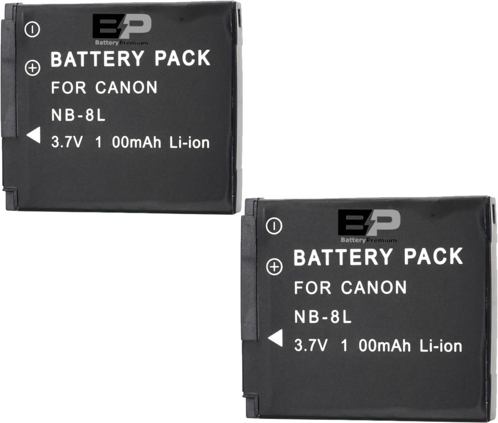 BP 2 Pack NB8L Replacement Canon Battery for Canon PowerShot A2200 is