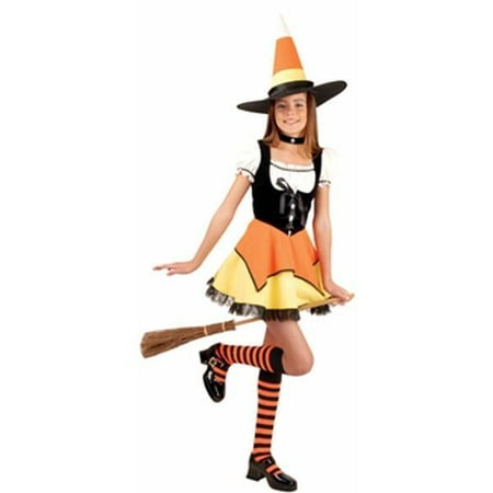 Preteen Candy Corn Witch Costume