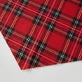 thumbnail image 7 of Christmas Family Pajamas Matching Set Letter Elk Print Long Sleeve Tops and Plaid Pants Sleepwear, 7 of 7