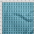 thumbnail image 4 of oneOone Velvet Light Blue Fabric Asian Ikat Craft Projects Decor Fabric Printed By The Yard 58 Inch Wide, 4 of 4