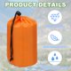 thumbnail image 3 of Saco de Saco Impermeable Uxcell Bolsa de Almacenamiento Exterior con Cierre de Cuerda para Camping Senderismo Mochilero Naranja 9 x 17 Pulgadas, 3 of 7