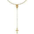 thumbnail image 2 of Guodhu Silver Plated Rosary Bead Cross Y Necklace Chain for Women, 2 of 6