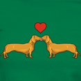 thumbnail image 3 of CafePress - Loveable Dachshunds Women's Classic T Shirt - Women's Traditional Fit Dark T-Shirt, 3 of 4