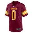 thumbnail image 2 of Men's Nike Mike Sainristil  Burgundy Washington Commanders  Game Jersey, 2 of 4