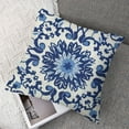 thumbnail image 7 of nygtbtfer Set of 2, Ethnic Carpet Pattern Design Decorative Throw Pillows for Sofa White, 7 of 7