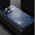 thumbnail image 4 of Compatible with iPhone 15 Pro Max Luminous Case Glow in The Darkness Noctiluncent Fluorescent Case with Wireless Charging for Women Men Slim Soft Bumper Protector Shockproof Phone Cover, Blue, 4 of 10