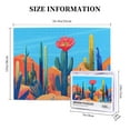 thumbnail image 5 of 500 pcs Desert Cactus 500 Piece Wooden Puzzles,Stunningly Vibrant Colors,Funny Desert Cactus Puzzle 500 Piece,for Cactus Lovers Gifts,Vibrant Design,Creative Activity Hobbies for Adults,Fun Puzzle, 5 of 6