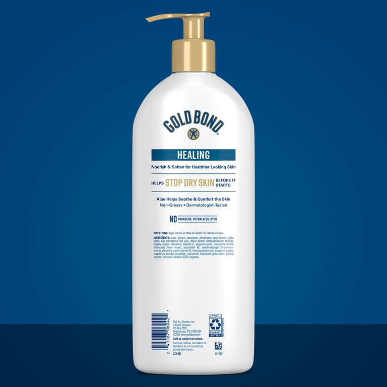 3 pack) Gold Bond Healing Hydrating Body Lotion with Aloe