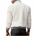 thumbnail image 3 of DecSea Men's Casual Shirt Jacket Cotton Linen Shacket Lightweight Work Coat Button Down Overshirt, 3 of 4
