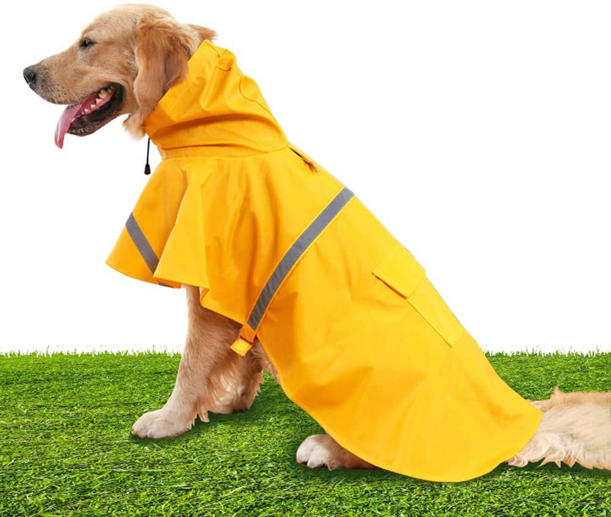 Imperméable pour Chien Manteaux Légers Poncho de Pluie Respirant