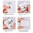 thumbnail image 3 of Lefu Metal Dust-Proof Protection Film Stickers For AirPods 3 2 1 Case, 3 of 8