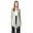 Heather Gray, variant on Women's Plus Solid Basic Open Draped Front Long Sleeve Relaxed Cardigan Sweater