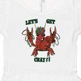 thumbnail image 4 of Inktastic Mardi Gras Let's Get Cray Crayfish with Beads Girls Baby Dress, 4 of 5