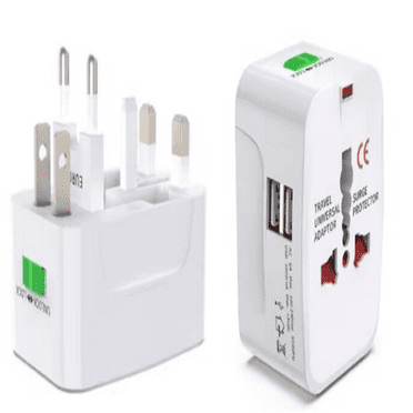 Universal Travel Adapter Offers 1000W 5A, 2 USB Ports and Multi AC Outlet