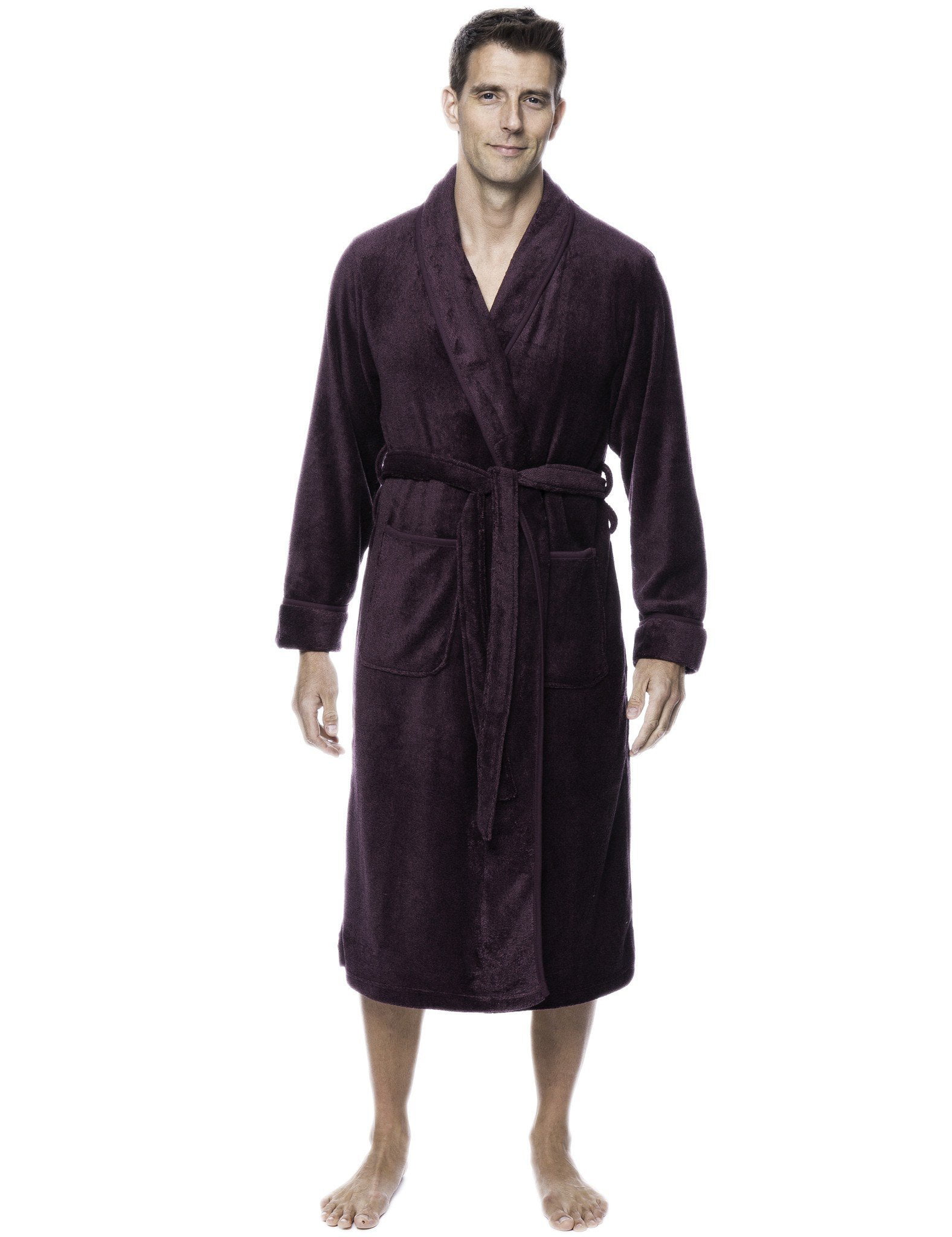*BRAND NEW* PLUSH UNISEX L/XL Spa Bath Robe SOFT 2 pockets & waist tie ON SALE 