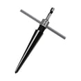 thumbnail image 2 of Colaxi T-Handle Taper Reamer, 6 Groove Chamfer Reamer for Guitar, Hex Shank Heavy Duty Bridge Pin Hole Taper Reamer for Board Wood 5 to 16mm, 2 of 10