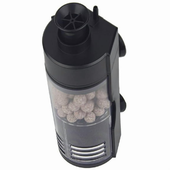 Fish Tank Water Filter Suction Cup Mounted Water Purifying Device Easy Install