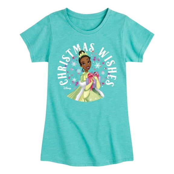 Disney Princess - Christmas Wishes Tiana - Toddler Girls Short Sleeve T-Shirt