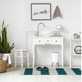 thumbnail image 4 of Simply Daisy 3' x 5' Graduated Stripe Chenille Rug, Ocean Teal, 4 of 4