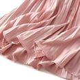 thumbnail image 6 of Satin Skirts for Women Plus Size Hide Belly Pleated Midi Skirt High Waisted Work Casual Dailywear Solid Long Skirt, 6 of 7