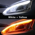 thumbnail image 1 of 1/2x Coche Led DRL Diurna Tiras De Luz 70 Cm Impermeable Auto Faro Fluyendo Señal De Giro Luces Amarillas Lámpara Decorativa 12v, 1 of 4