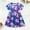 Glisme Blue54, variant on Glisme Girls Dresses Toddler Embroidered Princess Dress With Short Sleeve Summer Casual Dress Blue Sundress Size 6-7 Years