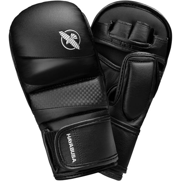 Hayabusa T3 7oz Training Sparring MMA Gloves for Men and Women - Black, X-Large