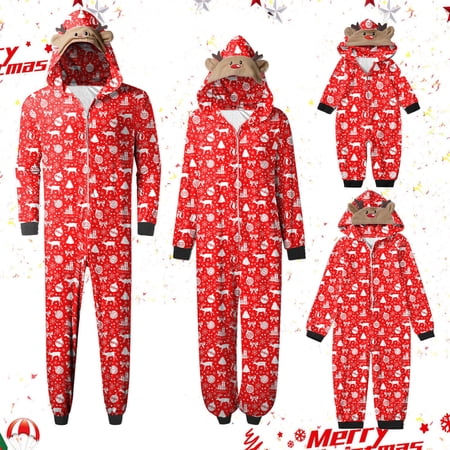 

Yubnlvae Christmas Pajamas Baby Fashion Classic Family Christmas Pajamas Set Christmas Tree Deer Gift Print Parent Child Outfit Family Christmas Pajamas Matching Sets