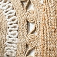 thumbnail image 4 of SAFAVIEH Natural Fiber Penelope Geometric Area Rug, Ivory/Natural, 3' x 3' Round, 4 of 8