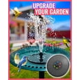 thumbnail image 1 of GlowAvi - RGB Solar Bird Bath Fountain, 1 of 2