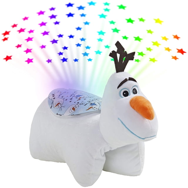 Almohada de peluche con forma de luz nocturna para mascotas Disney Frozen II Olaf Snowman Sleeptime Lite