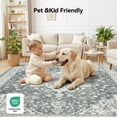 thumbnail image 6 of CHITOOMA 9'x12' Area Rugs for Living Room, Soft Vintage Rugs for Bedroom Office Machine Washable Rugs for Dining Room Distressed Non-Slip Carpet, 6 of 8