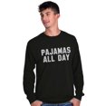 thumbnail image 5 of Pajamas All Day Slacker Lazy Long Sleeve TShirt Men Women Brisco Brands L, 5 of 6