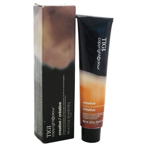 TIGI Colour Creative Creme-Emulsion Colour - 8 08 Light Natural Smokey Blonde , 2 oz Hair Color